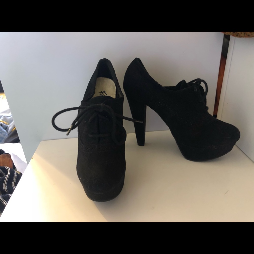 Black Heeled Booties